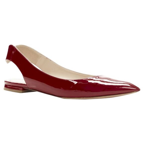 Christian Dior Obsesse-D patent leather slingback pointy flats - Picture 1 of 6